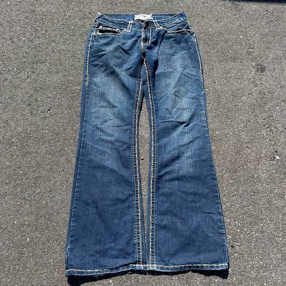 Men’s Vintage Y2K Bootcut Blue Jeans